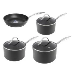 Vogue Cook Like A Pro 4-Piece Non-Stick Aluminium Cookware Set