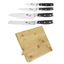 Vogue Tsuki Series 7 Prep Like A Pro 4-Piece Knife Set With Magnetic Stand