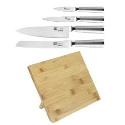 Vogue Tsuki Series 8 Prep Like A Pro 4-Piece Knife Set With Magnetic Stand