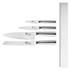 Vogue Tsuki Series 8 Prep Like A Pro 4-Piece Knife Set With Magnetic Rack