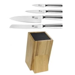 Vogue Tsuki Series 8 Prep Like A Pro 4-Piece Knife Set With Knife Block