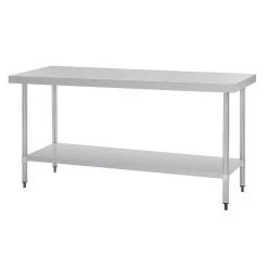 Vogue Stainless Steel Prep Table Without Upstand 600(D)mm -Kitchenware and Knives Sales t378 5
