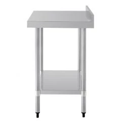Vogue Stainless Steel Prep Table With Upstand 900mm -Kitchenware and Knives Sales t380 3