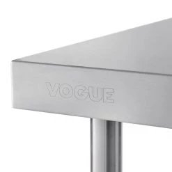 Vogue Stainless Steel Prep Table With Upstand 900mm -Kitchenware and Knives Sales t380 5