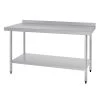 Vogue Stainless Steel Prep Table With Upstand 1500mm -Kitchenware and Knives Sales t382 3