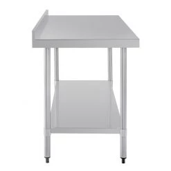 Vogue Stainless Steel Prep Table With Upstand 1500mm -Kitchenware and Knives Sales t382 5