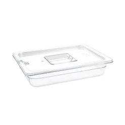 Vogue Polycarbonate 1/2 Gastronorm Container 65mm Clear -Kitchenware and Knives Sales u228 polycarbonategastronormcontainer3
