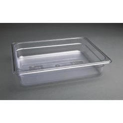 Vogue Polycarbonate 1/2 Gastronorm Container 100mm Clear -Kitchenware and Knives Sales u228 polycarbonategastronormcontainer6 1