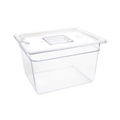 Vogue Polycarbonate 1/2 Gastronorm Container 200mm Clear -Kitchenware and Knives Sales u231 polycarbonategastronormcontainer3