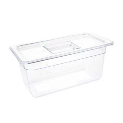 Vogue Polycarbonate 1/3 Gastronorm Container 150mm Clear -Kitchenware and Knives Sales u234 polycarbonategastronormcontainer2