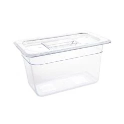 Vogue Polycarbonate 1/4 Gastronorm Container 150mm Clear -Kitchenware and Knives Sales u238 polycarbonategastronormcontainer2