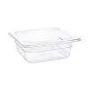 Vogue Polycarbonate 1/6 Gastronorm Container 100mm Clear -Kitchenware and Knives Sales u239 polycarbonategastronormcontainer1 1
