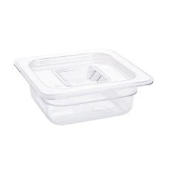 Vogue Polycarbonate 1/6 Gastronorm Container 100mm Clear -Kitchenware and Knives Sales u239 polycarbonategastronormcontainer2 1