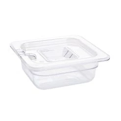 Vogue Polycarbonate 1/6 Gastronorm Container 100mm Clear -Kitchenware and Knives Sales u239 polycarbonategastronormcontainer3 1