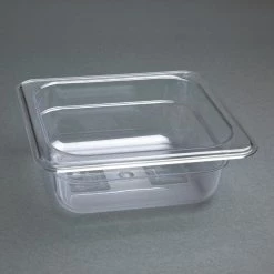 Vogue Polycarbonate 1/6 Gastronorm Container 65mm Clear -Kitchenware and Knives Sales u239 polycarbonategastronormcontainer6