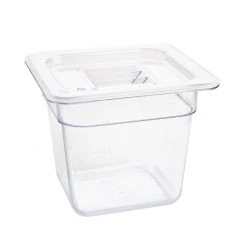 Vogue Polycarbonate 1/6 Gastronorm Container 150mm Clear -Kitchenware and Knives Sales u241 polycarbonategastronormcontainer3