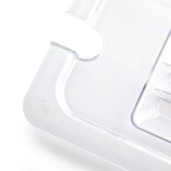Vogue Polycarbonate 1/4 Gastronorm Lid Notched -Kitchenware and Knives Sales u253 polycarbonategastronormlidnotched2