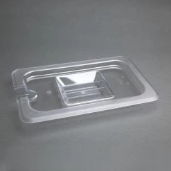 Vogue Polycarbonate 1/4 Gastronorm Lid Notched -Kitchenware and Knives Sales u253 polycarbonategastronormlidnotched3