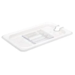 Vogue Polycarbonate 1/4 Gastronorm Lid Notched -Kitchenware and Knives Sales u253 polycarbonatepans1488