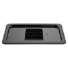 Vogue Polycarbonate 1/3 Gastronorm Lid Black -Kitchenware and Knives Sales u476 blackpclid1