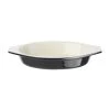 Vogue Black Cast Iron Oval Gratin Dish 650ml -Kitchenware and Knives Sales u563 ovalgratinblack1