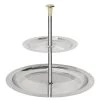 Olympia Stainless Steel 2 Tier Afternoon Tea Stand 200mm 2 Olympia Stainless Steel 2 Tier Afternoon Tea Stand 200mm -Kitchenware and Knives Sales u801 2 tier table top