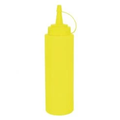 Vogue Yellow Squeeze Sauce Bottle 8oz