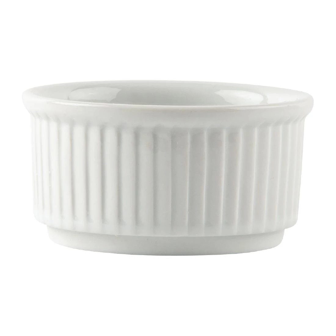 Olympia Whiteware Stacking Ramekins 85mm (Pack Of 12) 6 Olympia Whiteware Stacking Ramekins 85mm (Pack Of 12) - Image 4