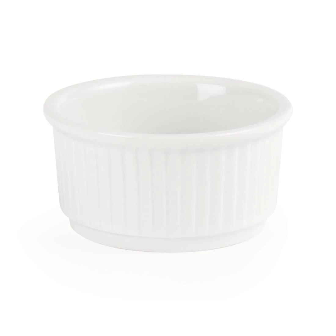 Olympia Whiteware Stacking Ramekins 85mm (Pack Of 12) 4 Olympia Whiteware Stacking Ramekins 85mm (Pack Of 12) - Image 2