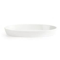 Olympia Whiteware Oval Sole Dishes 330x 180mm (Pack Of 6) -Kitchenware and Knives Sales w422 olympia ww