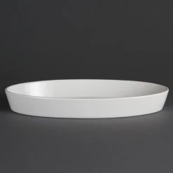 Olympia Whiteware Oval Sole Dishes 330x 180mm (Pack Of 6)