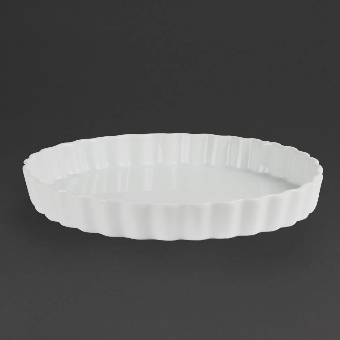 Olympia Whiteware Flan Dishes 265mm (Pack Of 6) 3 Olympia Whiteware Flan Dishes 265mm (Pack Of 6)