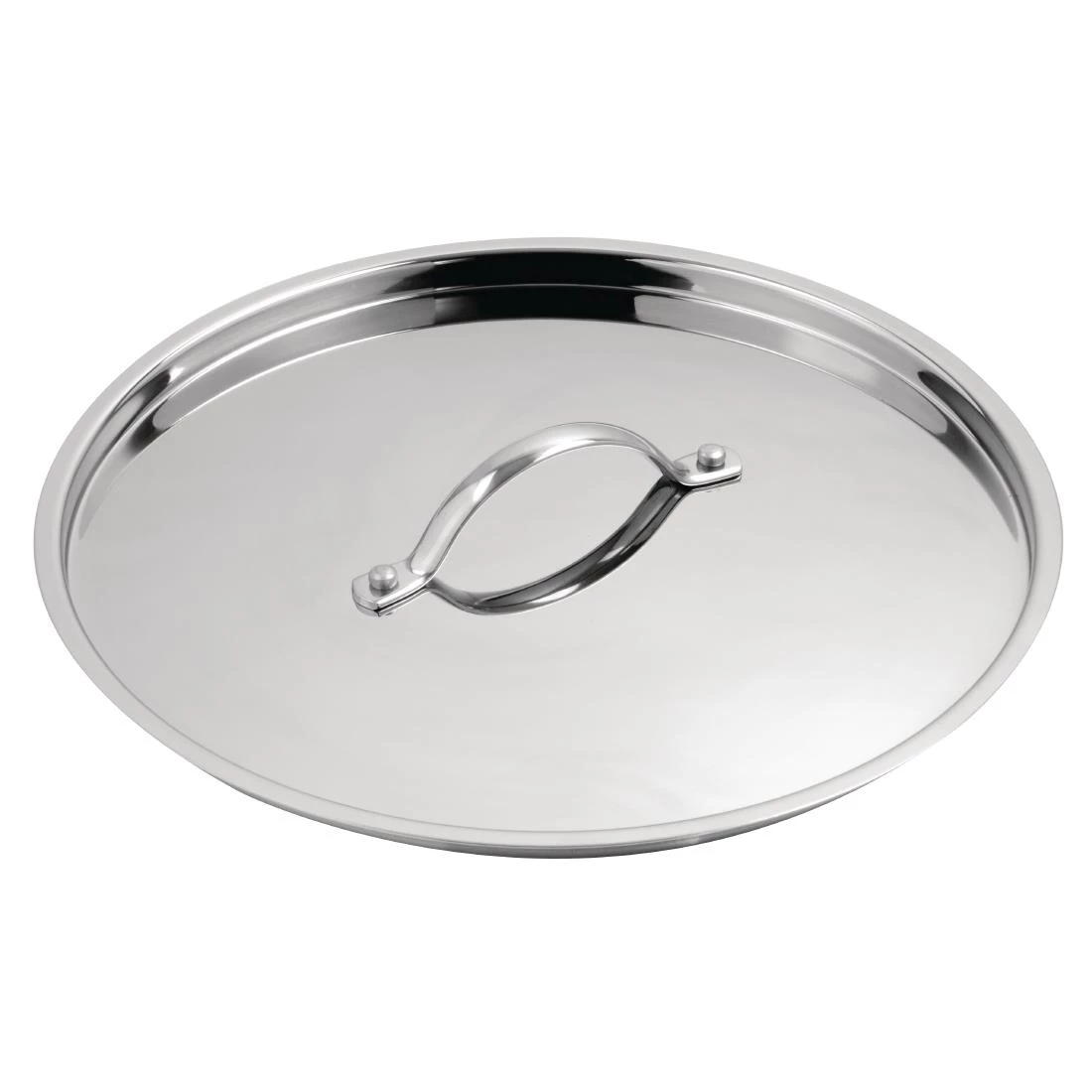 Vogue Stainless Steel Lid 180mm 3 Vogue Stainless Steel Lid 180mm